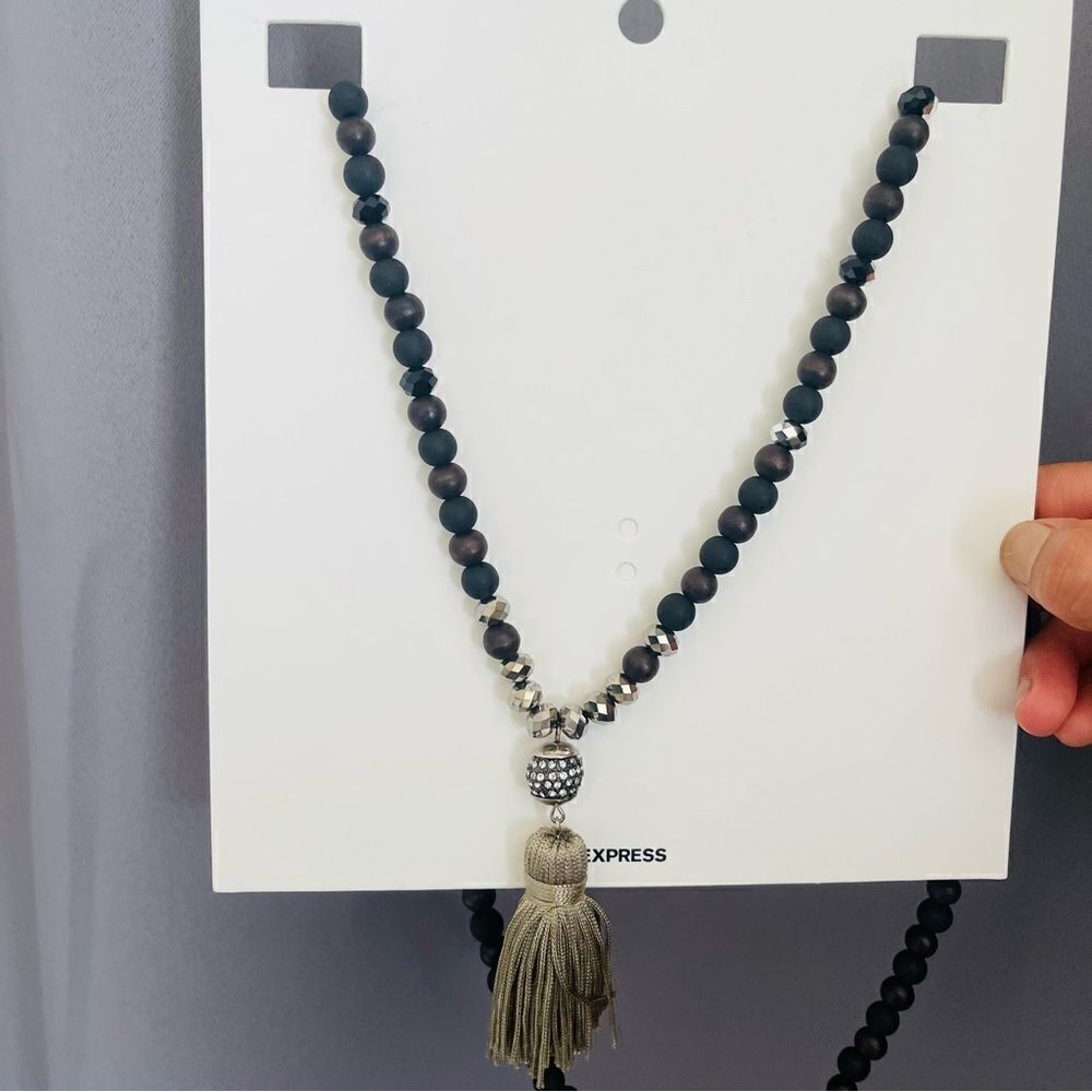 Express Long Necklace Tassel 32”